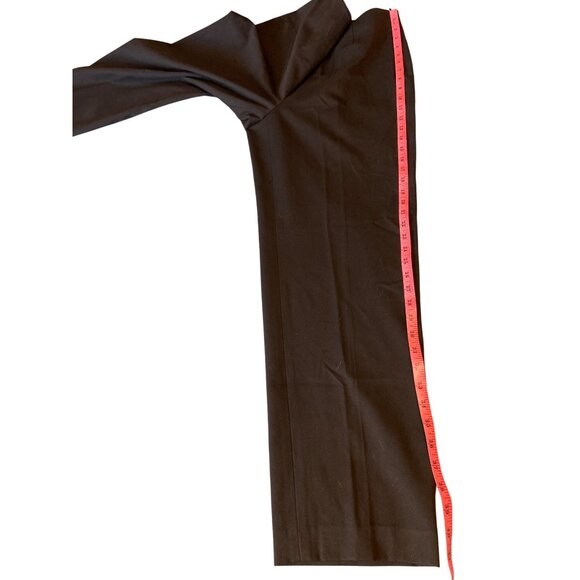 Talbots Womens Dress Pants Size 14 Black Stretch Wide-Leg Career Corpcore Casual - Picture 10 of 11